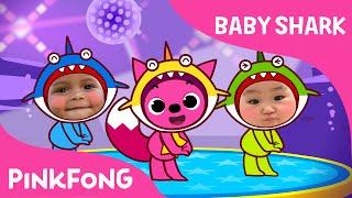 Baby Shark Dance With Kids Wearing Shark Costumes  Animal Songs  PINKFONG Songs for Children