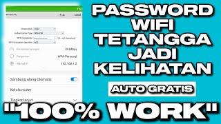 CARA MENGETAHUI PASSWORD WIFI YANG TERSAMBUNG