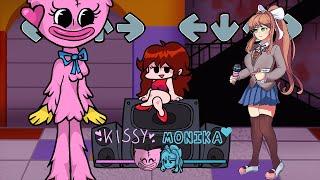 FNF Kissy Missy VS Monika HD Mod Poppy Playtime X Friday Night Funkin