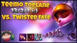 Teemo Toplane vs. Twisted Fate - 1322 