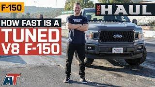 How Fast Is A Tuned Bolt On V8 F150?  Coyote Powered F150 Takes on the Strip & Dyno - The Haul