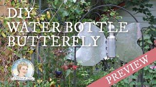 DIY Garden Butterfly Made from Metal Water Bottle  Short Video