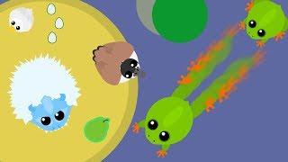 Mope.io Super Fast Frog + The Mystery of A Rare Duck + Sighting of Ice Monster AI Animals Special