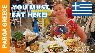 PARGA GREECE - Best Greek Food in Parga - Taverna Petros - Greek Restaurant