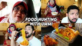 A day in my life with mom breakfast hunting and spaghetti mukbang