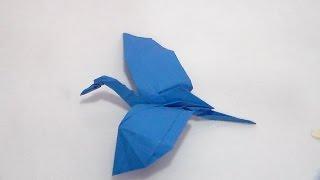 Origami Crane in Flight HD