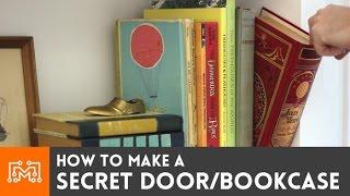 How to make a secret door  bookcase  I Like To Make Stuff