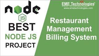 How to Create a Restaurant Management  Billing System in NodeJs  Download Nodejs Application