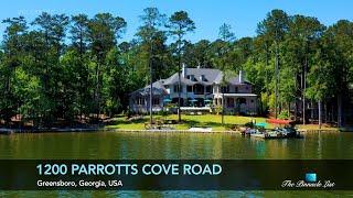 Lake Oconee Waterfront Mansion  1200 Parrotts Cove Rd Greensboro GA USA   Luxury Real Estate