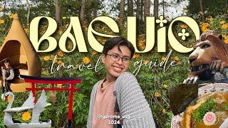 Baguio Travel Vlog 2024   Travel guide hotel food attractions expenses 4 days 3 nights