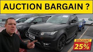 WHY IS THIS RANGE ROVER SPORT SO CHEAP  UK CAR AUCTION