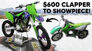 Incredible Rebuild of a 20 Year Old Dirtbike KX250 Transformation Timelapse