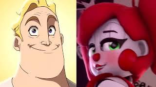 Mr Incredible Becoming Canny Circus baby FULL  FNAF Animation