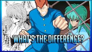 Yu Yu Hakusho Manga vs Anime - The Saint Beasts