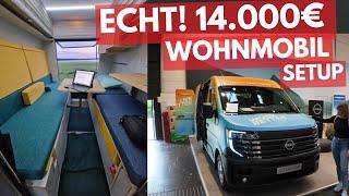 DAS echte 14.000- € WOHNMOBIL NAGELNEU MADE IN BERLIN  Interstar Plugvan Caravan Salon 2024