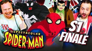 SPECTACULAR SPIDER-MAN Season 1 Episodes 11 12 & 13 REACTION Venom  Sinister Six  Marvel