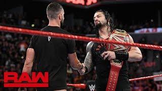 Roman Reigns to defend the Universal Title against Finn Bálor Raw Aug. 20 2018