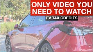 EV TAX CREDITS - THE DEFINITIVE GUIDE TO TAX CREDITS AND LIABILITY Not Financial Advice