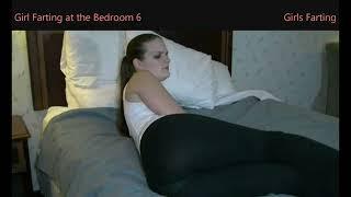 Girl Farting at the Bedroom 6