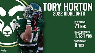 Tory Horton  2022 Highlights  Colorado State Rams