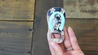 Fashioncraft Starfish Flip Flop Bottle Openers FC-4214