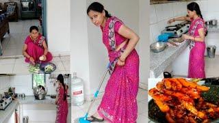  Indian Wifes Home Cleaning Routine ️ Indian Cleaning Vlog मीठी चटनी रेसिपी  ‌