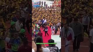 WATCH President Ferdinand Bongbong Marcos Jr. arrives at the Cebu City Sports Center