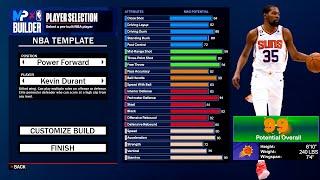 NBA 2K24 KEVIN DURANT BUILD - ISO STRETCH BIG DEMIGOD BUILD