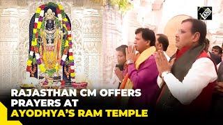 Rajasthan CM Bhajanlal Sharma along with cabinet ministers offer prayers at Ayodhya’s Ram Temple