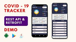 Covid tracker app android studio Covid tracker app using REST API & Retrofit in android studio java