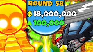 $18000000 INSANE LATEGAME 100K ECO IN BANANZA MEGABOOSTS Bloons TD Battles