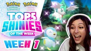 TOP 5 SHINY REACTIONS of the WEEK EPIC SHINIES Pokemon Brilliant Diamond and Shining Pearl