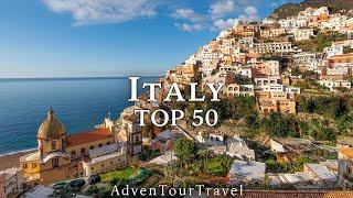 50 Most Beautiful Places in Italy. Italy Wonders to Travel in 2024