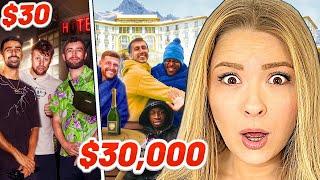 Couple Reacts To SIDEMEN $30000 VS $30 HOTEL