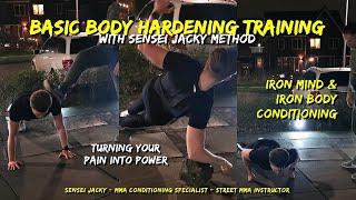 Basic Outdoor Body Hardening Training  Iron Mind & Iron Body Conditioning  Training at Night