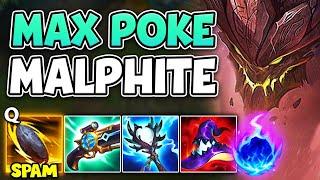 ONE MALPHITE Q DOES HOW MUCH DAMAGE? MAX POKE MALPHITE IS BRAINLESS