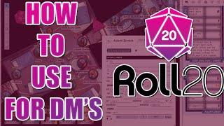 How to Use Roll 20 DM Edition