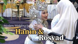 Moslem wedding ijab qobul of Hanin & Rosyad in Indonesia