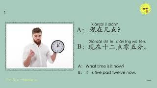 Chinese daily talking 中文日常对话 2 学中文 learn Chinese  basic talking Mr Sun Mandarin