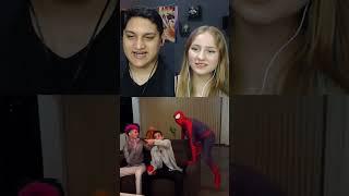 Partiu homem aranha pra sempre React em Casal #humor #reaction #spiderslack