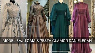 MODEL BAJU GAMIS PESTA GLAMOR DAN ELEGAN