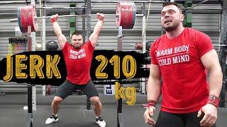 Push JERK 0 - 210 kg Including Warm-Up  Torokhtiy & weightlifting