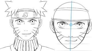 how to draw naruto in ibis paint x  Sketch Tutorial  part 1