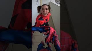 Spider-Girl revenge on Spider-Man #love #crazygirl #spiderman #minecraft #skibiditoilet #funny #epic