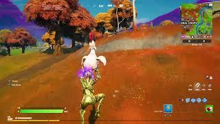 Fortnite - How to get the Chicken Glide at Colossal Crops challenge to 100% WORK