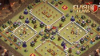 3 Star Th11 4 Square War Base Like A Boss - Clash of Clans - COC