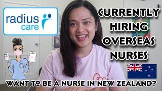 Want to be a REGISTERED NURSE in NEW ZEALAND?   Radius Care is HIRING OVERSEAS NURSES