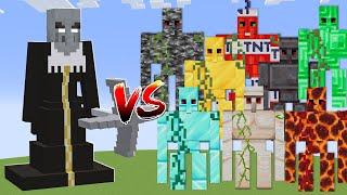 MUTANT EVOKER vs ALL GOLEMS - Minecraft Mob Battle