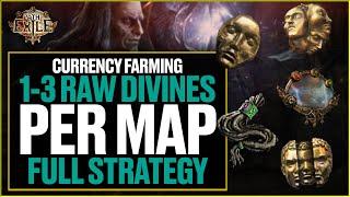 Path of Exile  BIG CURRENCY Farming Strat  1-3 Raw Divines Per Map