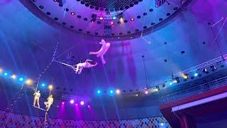 Акробаты на качелях. Цирк Юрия Никулина Цирковой калейдоскоп в Казани